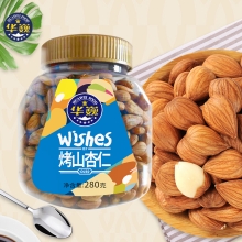 华巍烤山杏仁280g/罐