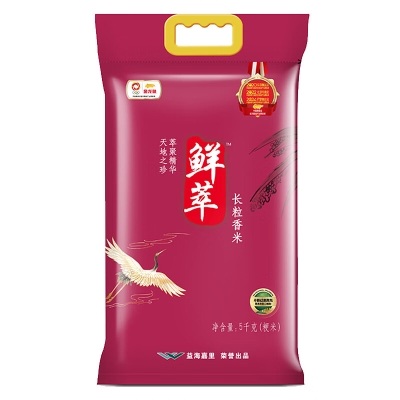 金龙鱼鲜萃长粒香米5KG/袋 188111