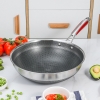 康巴赫德系蜂巢316双面屏不粘炒锅32cm（第四代）CDX32A1