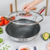 康巴赫德系蜂巢316双面屏不粘炒锅32cm（第四代）CDX32A1