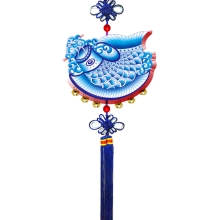 福人福地 木质挂件-青花鱼 BD.19.01.02