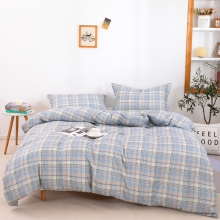 無印良品 無印臻品磨毛四件套-巴黎之约 MUJI-TJ23-63