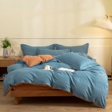 無印良品全棉磨毛四件套-巴赫风情（特价） MUJI-TJ23-77
