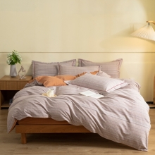 無印良品全棉磨毛四件套-格彩丽景（特价） MUJI-TJ23-78