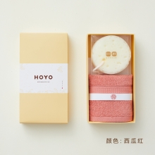 HOYO沐浴2件套(毛巾1条+海绵1块)7733 