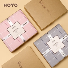 HOYO索菲格牛皮纸礼盒多功能毯（1.5*2m）0112