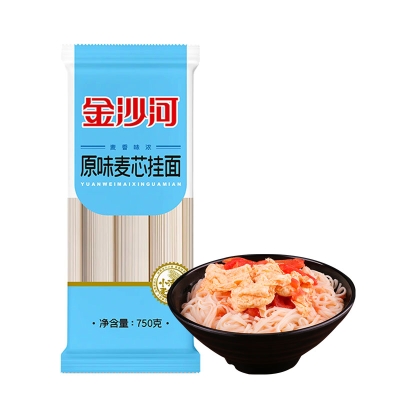 金沙河 扎把原味麦芯挂面750g/袋（X）202212130015