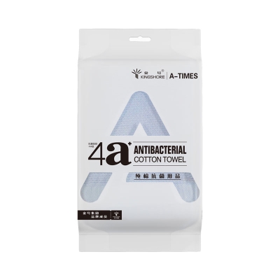 金号A-TIMES系列波菲特4A抗菌毛巾 单条毛巾袋装AT-004