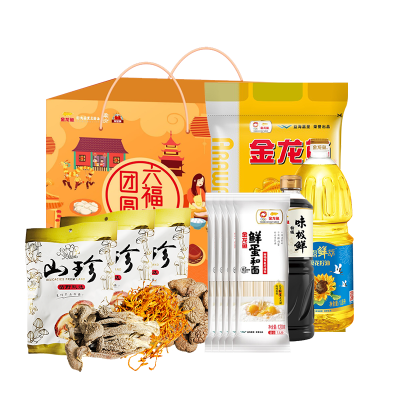 金龙鱼&山诺粮油山菌礼盒6199g  1244932