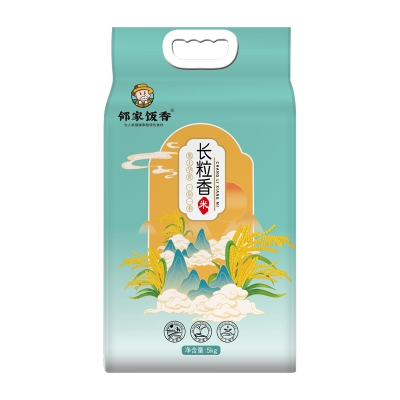 邻家饭香 东北大米 长粒香米 5kg/袋 真空双层包装 LJFX86-C