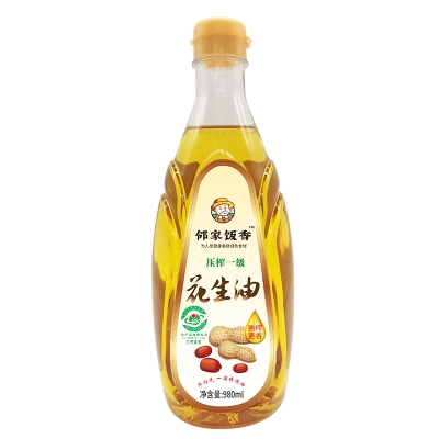 邻家饭香 压榨一级浓香花生油 地标兰考花生压榨 980ml/瓶 LJFX62