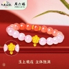 周六福S925银甜味少女玛瑙手串 ZLFJ122194