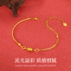 周六福S925银金玉腰手链 ZLFD072390