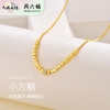周六福S925银小方糖项链 ZLFJ061239
