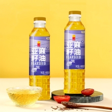 中粮悦润亚麻籽油（一级）400mL（单瓶/礼盒）
