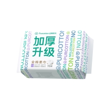 全棉时代2024全棉柔巾M码加厚款60gsm，20*15cm,70片/包 1125899909044828