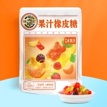 徐福记果汁橡皮糖混合味袋装230g