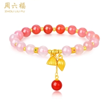 周六福两世欢S925玛瑙手串 ZLFJ121943