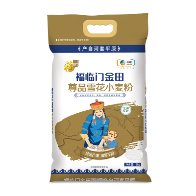 中粮福临门金田河套平原雪花小麦粉5kg
