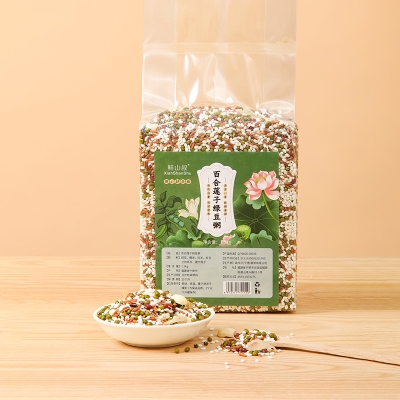 鲜山叔 百合莲子绿豆粥1.5kg/1袋