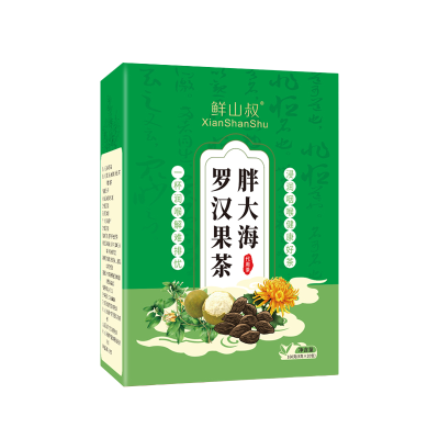 鲜山叔 胖大海罗汉果茶160g/1盒（每盒8g*20袋）