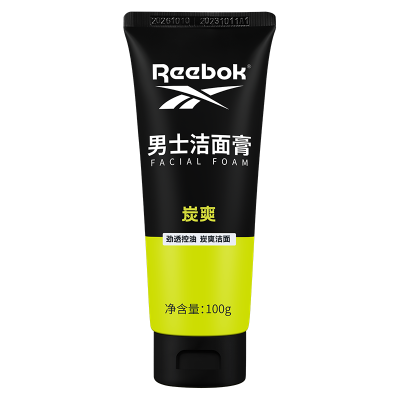 锐步男士炭爽洁面膏100g  RBK0104010010
