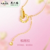 周六福S925银相思扣项链 ZLFJ061603