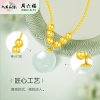 周六福翡翠明珠项链（18K金珠） ZLFY061935