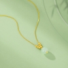 周六福翡翠明珠项链（18K金珠） ZLFY061935