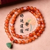 珩钻新中式国潮好运莲蓬手串国风手链6mm M16