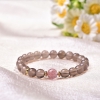 珩钻新中式国潮粉灰花语手串8mm M22