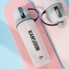凯速便携大容量喷雾运动水杯灰色-600ml NB09