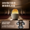 SANAG塞那 V33蓝牙音箱 桌面音响户外家用便携式 重低音炮全面屏炫彩发光无线音箱