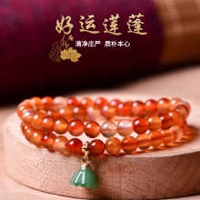 珩钻新中式国潮好运莲蓬手串国风手链6mm M16