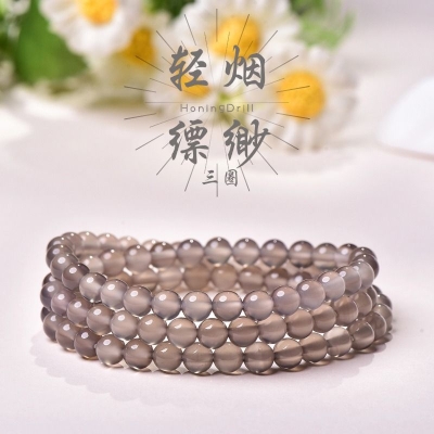 珩钻新中式国潮轻烟缥缈（三圈）手串6mm M32