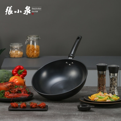 张小泉东坡家黑金铁锅C30620100 32CM 