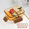 高太白长乐享中号二分格保鲜碗640ml  GBXW004