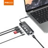 RECCI锐思数据线RH17支持PD100W充电线转HDM六合一IHUB  RH17