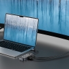 RECCI锐思RH22十合一HUB数据线转接口Type-C TO HDMI+1xVGA+ USB-A+USB-C+RJ45+1xSD+ 1xTF