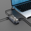RECCI锐思RH22十合一HUB数据线转接口Type-C TO HDMI+1xVGA+ USB-A+USB-C+RJ45+1xSD+ 1xTF