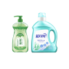 蓝月亮2kg去味除菌去味洗衣液瓶-阳光桉叶+1kg茶清洗洁精