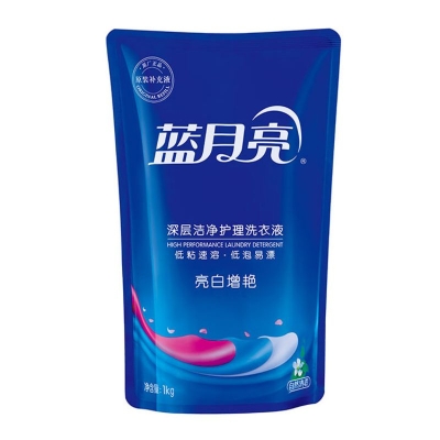 蓝月亮1kg自然亮白增艳洗衣液袋-10000538