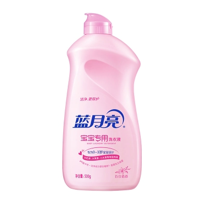 蓝月亮500g百合宝宝专用洗衣液（翻盖）-10000742