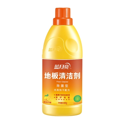 蓝月亮600g地板清洁剂柠檬香去污除菌瓷砖木地板扫地机器人洗-10000084