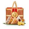 五芳斋韵味五芳竹篮粽子礼盒1630g/盒8个粽子+6个咸鸭蛋+1盒绿豆糕