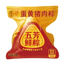 五芳斋锁鲜粽子锁鲜蛋黄猪肉粽140g