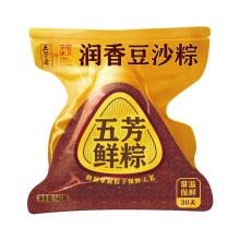五芳斋锁鲜粽子锁鲜润香豆沙粽140g
