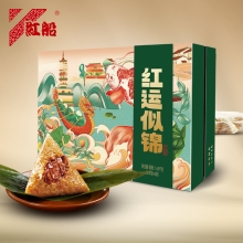 红船红运似锦粽子礼盒1680g 12只粽子