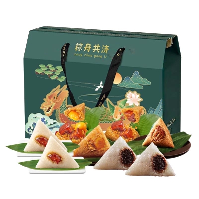 五芳斋锁鲜粽子礼盒粽舟共济1120g tbwfzsx-05