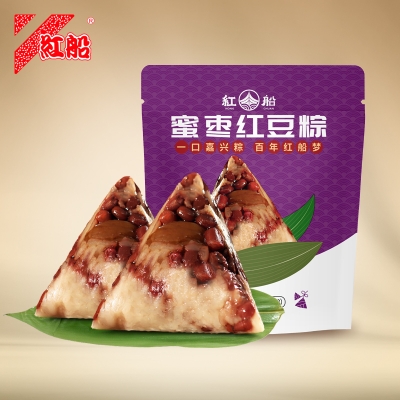 红船蜜枣红豆粽300g